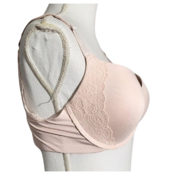 JESSICA SIMPSON Beige Soft Lace Bra - Women's 40C - Picture 3 of 6